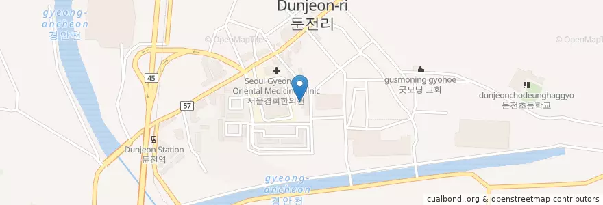Mapa de ubicacion de 신우치과의원 en كوريا الجنوبية, 경기도, 용인시, 처인구.