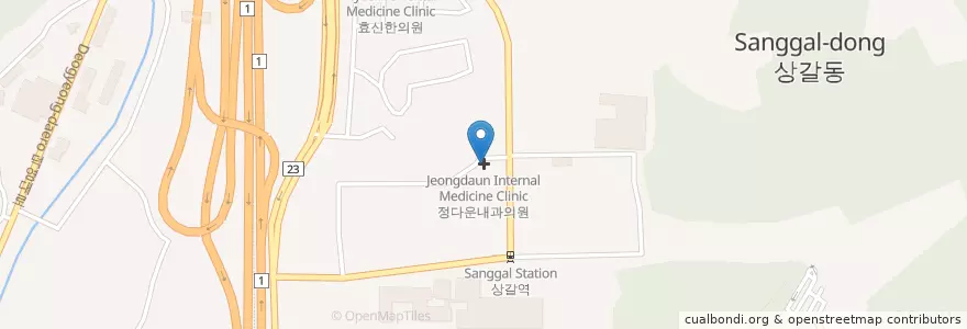 Mapa de ubicacion de 이맑은치과의원 (Imalgeun Dental Clinic) en 大韓民国, 京畿道, 竜仁市, 器興区.