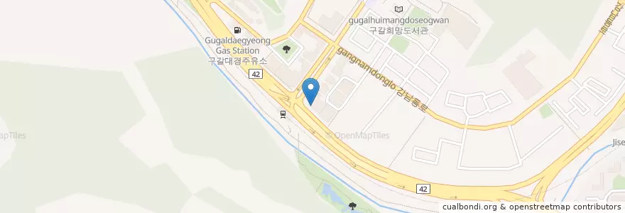 Mapa de ubicacion de 웰치과 en Coreia Do Sul, Gyeonggi, 용인시, 기흥구.