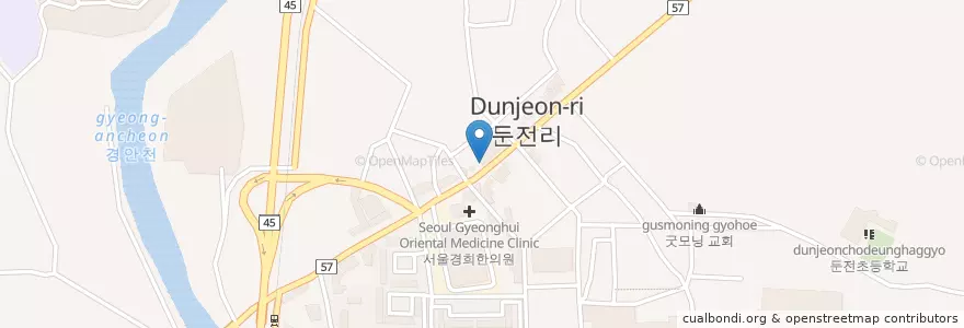 Mapa de ubicacion de 제일메디플러스의원 en Республика Корея, Кёнгидо, 용인시, 처인구.