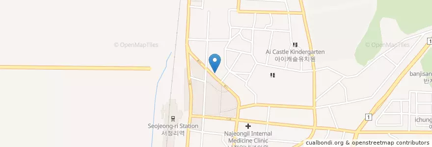 Mapa de ubicacion de 연세의원 en Республика Корея, Кёнгидо, 평택시.