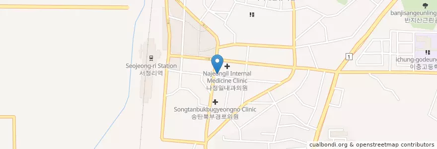 Mapa de ubicacion de Suin Dental Clinic en South Korea, Gyeonggi-Do, Pyeongtaek-Si.