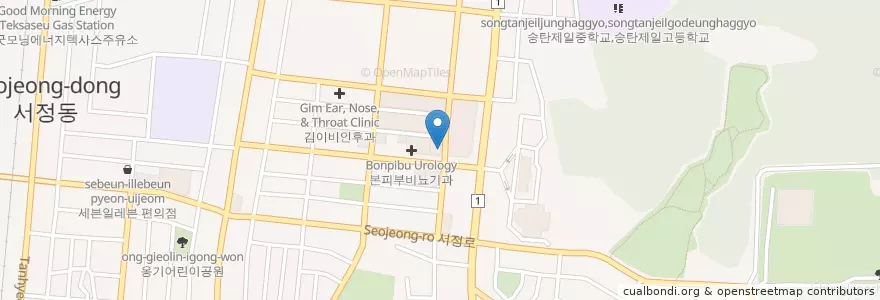Mapa de ubicacion de 부부치과의원 en Zuid-Korea, Gyeonggi-Do, 평택시.