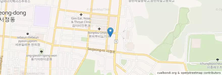 Mapa de ubicacion de 이사랑치과의원 en Corée Du Sud, Gyeonggi, 평택시.