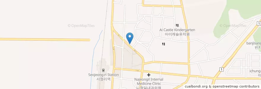 Mapa de ubicacion de 백도연한의원 en Corea Del Sud, Gyeonggi, 평택시.