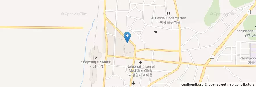 Mapa de ubicacion de 햇살한의원 en Corea Del Sur, Gyeonggi, 평택시.