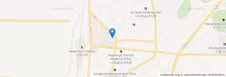 Mapa de ubicacion de 고려의원 en 韩国/南韓, 京畿道, 平泽市.