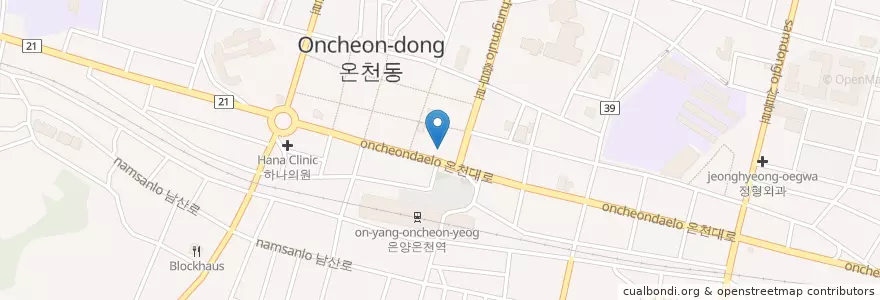Mapa de ubicacion de Seoul Eye Clinic en South Korea, Chungcheongnam-Do, Asan-Si.