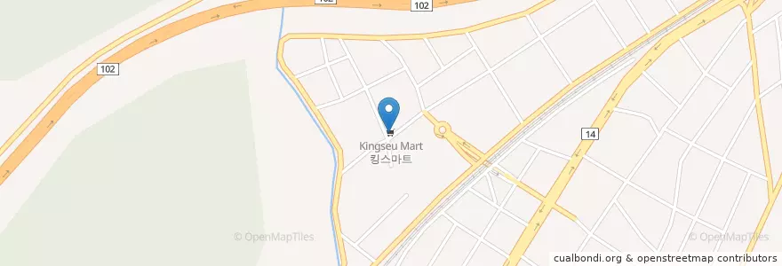 Mapa de ubicacion de 속편한내과의원 en 大韓民国, 慶尚南道, 昌原市, 馬山会原区.