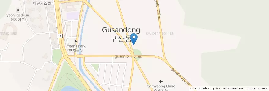 Mapa de ubicacion de Dajeonghan Obstetrics & Gynecology Clinic en South Korea, Gyeongsangnam-Do, Gimhae-Si.
