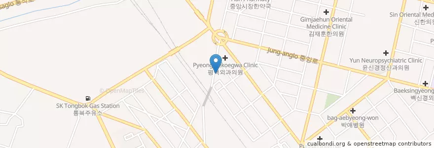 Mapa de ubicacion de 만봉정사 en Zuid-Korea, Gyeonggi-Do, 평택시.