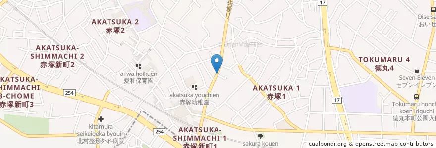 Mapa de ubicacion de さが壱 en Japão, Tóquio, 練馬区.