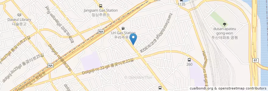 Mapa de ubicacion de 석관1동우편취급국 en Corea Del Sur, Seúl, 성북구, 석관동.