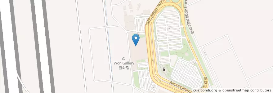 Mapa de ubicacion de 김해공항우편취급국 en كوريا الجنوبية, بسان, 강서구, 대저동.