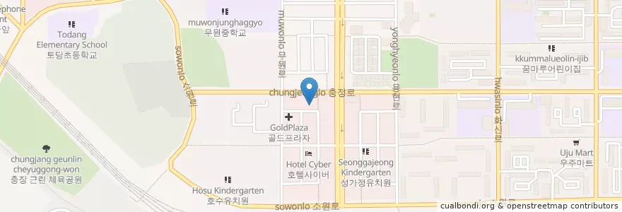 Mapa de ubicacion de 행신우체국 en کره جنوبی, گیونگی-دو, 고양시, 덕양구.