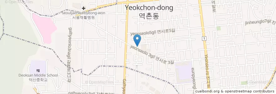 Mapa de ubicacion de 또래또유치원 en كوريا الجنوبية, سول, 은평구, 역촌동.