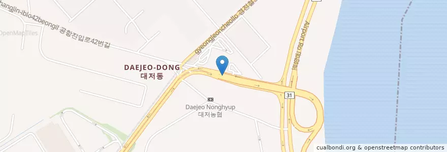 Mapa de ubicacion de 보광유치원 en Corée Du Sud, Busan, 강서구, 대저동.