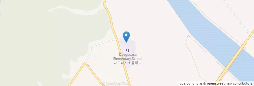 Mapa de ubicacion de 다사초등학교병설유치원 en Korea Selatan, Daegu, 달성군, 다사읍.