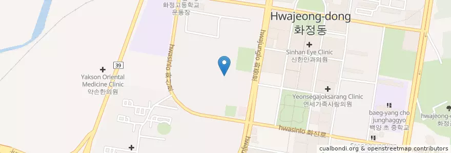 Mapa de ubicacion de 별빛유치원 en کره جنوبی, گیونگی-دو, 고양시, 덕양구.