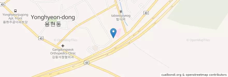 Mapa de ubicacion de 유지유치원 en 大韓民国, 京畿道, 議政府市.