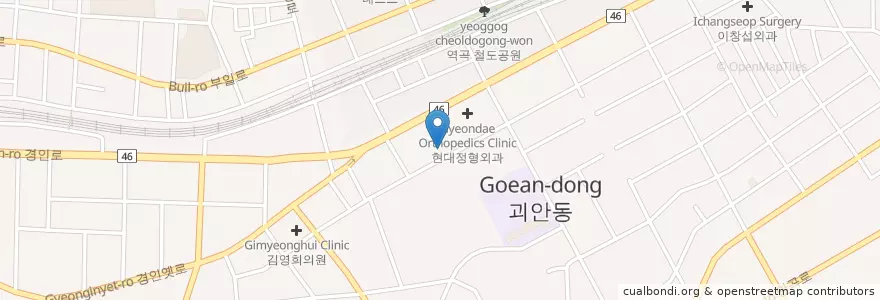 Mapa de ubicacion de 혜성유치원 en كوريا الجنوبية, 경기도, 부천시.