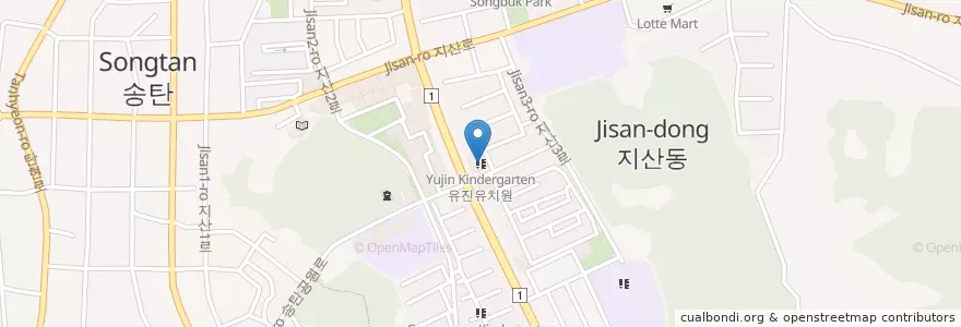 Mapa de ubicacion de 유진유치원 en 韩国/南韓, 京畿道, 平泽市.