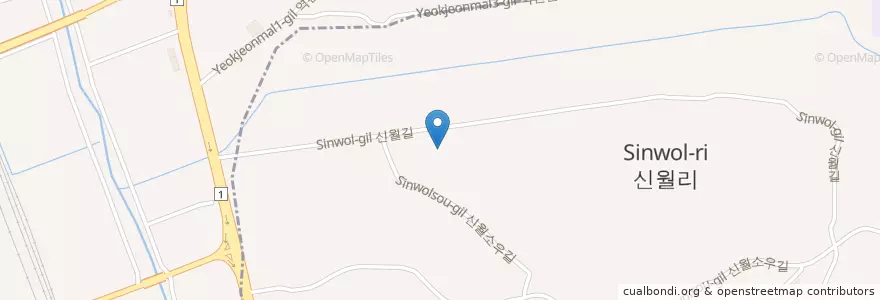 Mapa de ubicacion de 동화유치원 en Südkorea, Chungcheongnam-Do, 천안시, 서북구, 직산읍, 성거읍.