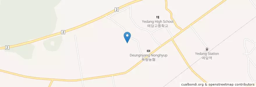 Mapa de ubicacion de 예당초등학교병설유치원 en 韩国/南韓, 全羅南道, 寶城郡.