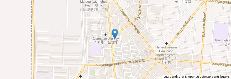 Mapa de ubicacion de SC제일은행 en 대한민국, 인천, 부평구, 부평동.
