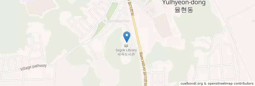 Mapa de ubicacion de 세곡동주민센터 en Республика Корея, Сеул, 강남구, 세곡동.