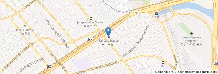 Mapa de ubicacion de 우리주유소 en Coreia Do Sul, Seul, 성북구.