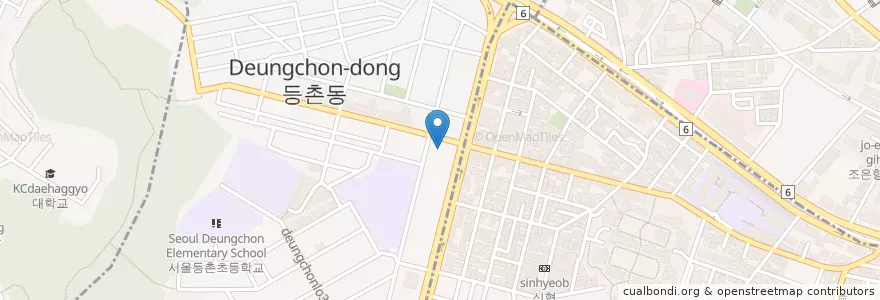 Mapa de ubicacion de Gangseo LG Gas Station en South Korea, Seoul, Gangseo-Gu, Deungchon 2(I)-Dong.