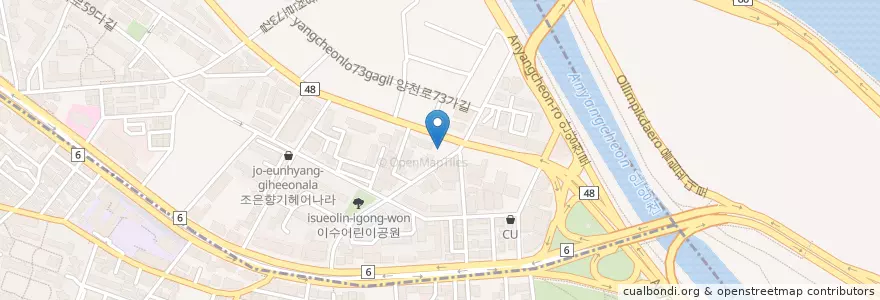 Mapa de ubicacion de 성제개발염창동주유소 en 大韓民国, ソウル, 염창동, 염창동.