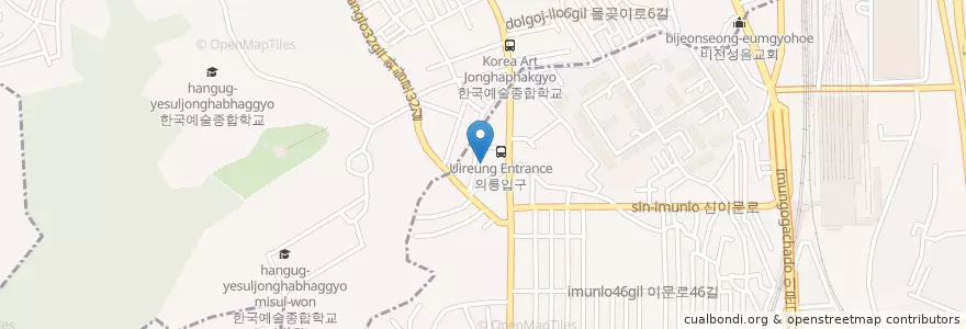 Mapa de ubicacion de (주)가원에너지희망주유소 (Gawon Energy Huimang Gas Station) en Corea Del Sur, Seúl, 성북구, 석관동, 이문1동.