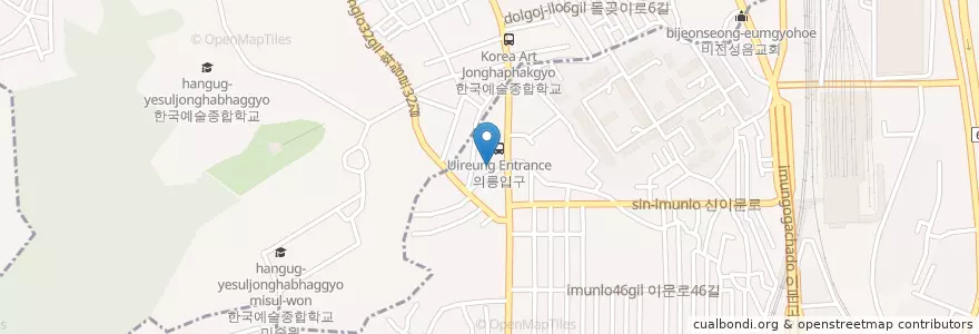 Mapa de ubicacion de (주)가원에너지희망주유소 (Gawon Energy Huimang Gas Station) en Corea Del Sur, Seúl, 성북구, 석관동, 이문1동.