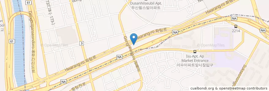 Mapa de ubicacion de 넥스테이션배꽃여천동화주유소 en 대한민국, 서울, 노원구, 공릉1동.