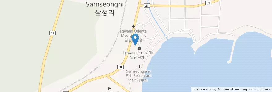 Mapa de ubicacion de 동부주유소 en Zuid-Korea, Busan, 기장군, 일광면.