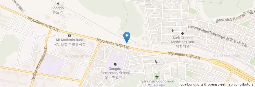 Mapa de ubicacion de 금강셀프주유소 en 韩国/南韓, 仁川廣域市, 延壽區.