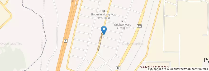 Mapa de ubicacion de 북부주유소 en 대한민국, 대전, 대덕구, 덕암동.