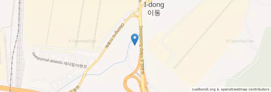Mapa de ubicacion de Deokseong Gas Station en South Korea, Gyeonggi-Do, Uiwang-Si, Bugok-Dong.
