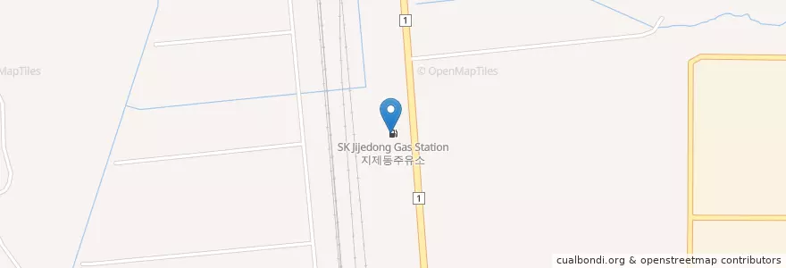 Mapa de ubicacion de SK지제동주유소 en كوريا الجنوبية, 경기도, 평택시.