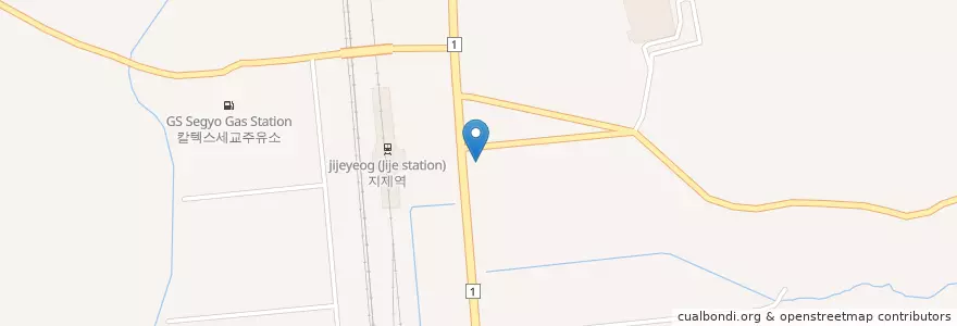 Mapa de ubicacion de (주)우리주유소 (Uri Gas Station) en Corea Del Sud, Gyeonggi, 평택시.