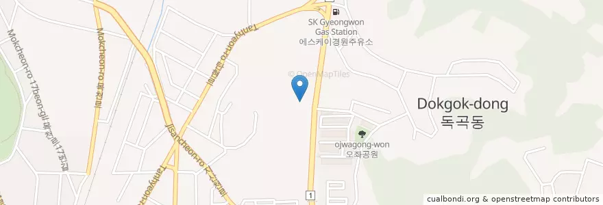 Mapa de ubicacion de SK네트웍스SK평화주유소 en Республика Корея, Кёнгидо, 평택시.
