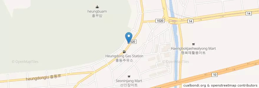 Mapa de ubicacion de SK인성주유소 en Südkorea, Gyeongsangnam-Do, 김해시.