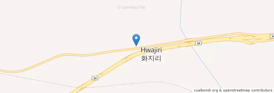Mapa de ubicacion de 쌍용주유소 en 대한민국, 경상북도, 예천군.
