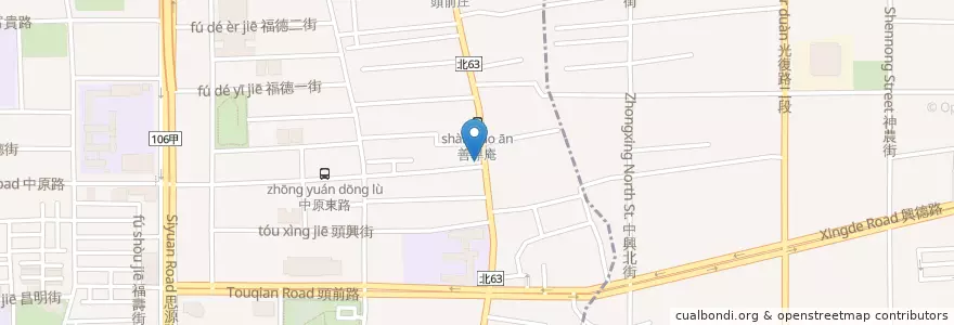 Mapa de ubicacion de 85度C en Taiwán, Nuevo Taipéi.