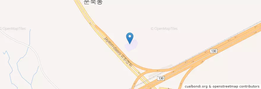 Mapa de ubicacion de 仁川永宗初等学校グムサン分校 en 大韓民国, 仁川広域市, 中区, 영종동.