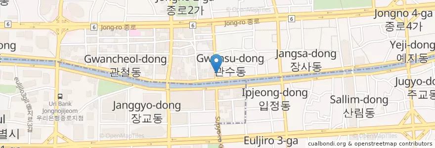 Mapa de ubicacion de 부산회집 en Corée Du Sud, Séoul.