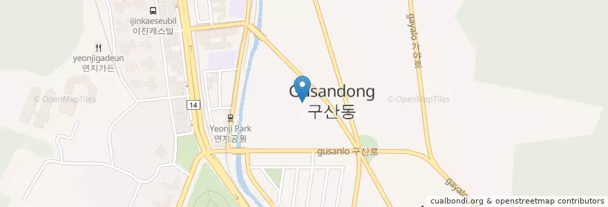 Mapa de ubicacion de 정동진회집 en Corea Del Sur, Gyeongsang Del Sur, 김해시.
