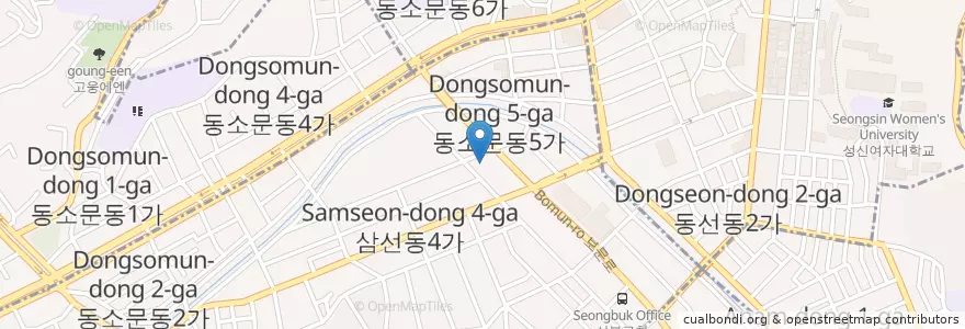 Mapa de ubicacion de 계림바다횟집 en Südkorea, Seoul, 성북구.